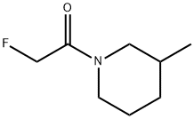 3-Pipecoline, 1-(fluoroacetyl)- (7CI,8CI) 结构式