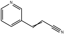 (E)-3-(吡啶-3-基)丙烯腈 结构式