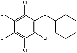 Cyclohexylpentachlorophenyl ether 结构式
