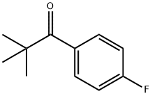 1-(4-氟苯基)-2,2-二甲基丙-1-酮 结构式