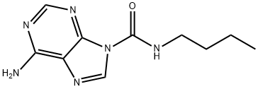 6-AMINO-N-BUTYL-9H-PURINE-9-CARBOXAMIDE 结构式