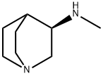 1-Azabicyclo[2.2.2]octan-3-amine,N-methyl-,(3R)-(9CI) 结构式