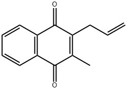 2-Allyl-3-methyl-1,4-naphthoquinone 结构式