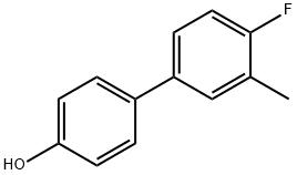 4'-Fluoro-3'-Methyl-[1,1'-biphenyl]-4-ol 结构式