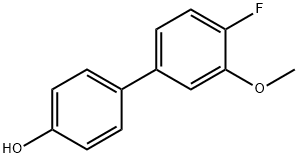 4-(4-Fluoro-3-methoxyphenyl)phenol 结构式