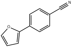 4-(2-呋喃基)苯甲腈 结构式