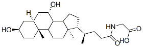 甘氨熊去氧胆酸 结构式