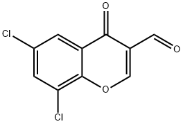 6,8-二氯色酮-3-甲醛甲氧基香豆素-3-甲酸 结构式