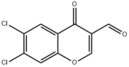 6,7-二氯-4-氧代-4H-色烯-3-甲醛 结构式
