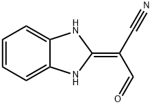 Propanenitrile, 2-(1,3-dihydro-2H-benzimidazol-2-ylidene)-3-oxo- (9CI) 结构式