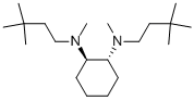 (1R,2R)-N,N'-二甲基-N,N'-双(3,3-二甲丁基)环己烷-1,2-二胺 结构式