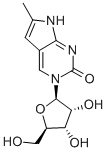 6-METHYL-3-(BETA-D-2-RIBOFURANOSYL)PYRROLO[2,3-D]PYRIMIDIN-2-ONE 结构式