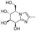 Imidazo[1,2-a]pyridine-6,7,8-triol, 5,6,7,8-tetrahydro-5-(hydroxymethyl)-2-methyl-, (5R,6R,7S,8R)- (9CI) 结构式