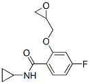 Benzamide, N-cyclopropyl-4-fluoro-2-(oxiranylmethoxy)- (9CI) 结构式