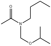 Acetamide,  N-butyl-N-[(1-methylethoxy)methyl]- 结构式