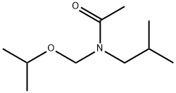 Acetamide,  N-[(1-methylethoxy)methyl]-N-(2-methylpropyl)- 结构式