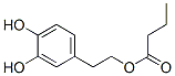 Butanoic acid, 2-(3,4-dihydroxyphenyl)ethyl ester (9CI) 结构式