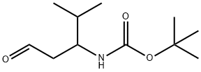 Carbamic acid, [2-methyl-1-(2-oxoethyl)propyl]-, 1,1-dimethylethyl ester (9CI) 结构式