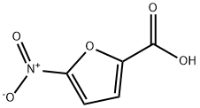 5-硝基-2-糠酸 结构式