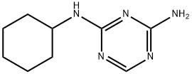 1,3,5-三嗪-2,4-二胺,N-环己基- 结构式