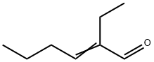 2-乙基-2-己烯醛 结构式