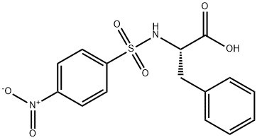 N-(4-硝基苯磺酰)-L-苯丙氨酸 结构式