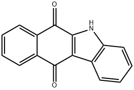 6,11-Dihydro-5H-benzo[b]carbazole-6,11-dione 结构式