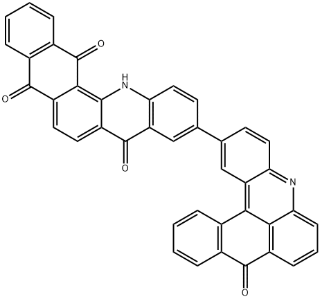 10-(9-Oxo-9H-naphth(3,2,1-kl)acridin-2-yl)naphth(2,3-c)acridine-5,8,14 (13H)-trione 结构式