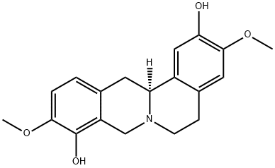 金黄紫堇碱 结构式