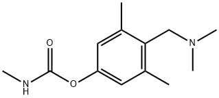 Methylcarbamic acid 4-[(dimethylamino)methyl]-3,5-dimethylphenyl ester 结构式
