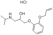盐酸氧烯洛尔 结构式