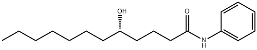 (S)-5-Hydroxy-N-phenyldodecanamide 结构式