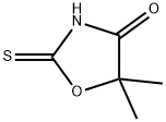 5,5-Dimethyl-2-thioxooxazolidin-4-one 结构式