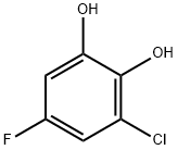 3-氯-5-氟苯-1,2-二醇 结构式