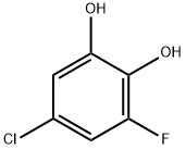 5-氯-3-氟苯-1,2-二醇 结构式