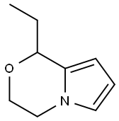 1H-Pyrrolo[2,1-c][1,4]oxazine,1-ethyl-3,4-dihydro-(9CI) 结构式