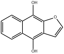Naphtho[2,3-b]furan-4,9-diol (9CI) 结构式