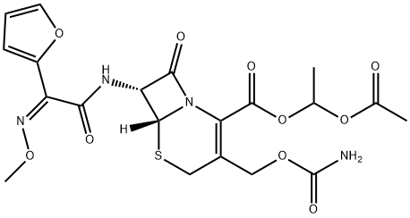 头孢呋辛酯 结构式