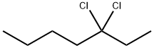 3,3-Dichloroheptane 结构式