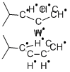 双(异丙基环戊二烯)二氢化钨 结构式