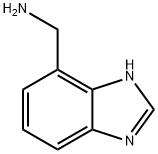 1H-苯并咪唑-4-甲胺 结构式