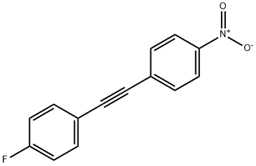 1-FLUORO-4-(2-(4-NITROPHENYL)ETHYLNYL)BENZENE 结构式