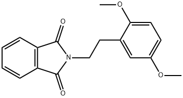 N-[2-(2,5-Dimethoxyphenyl)ethyl]phthalimide 结构式