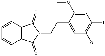 N-[2-(2,5-Dimethoxy-4-iodophenyl)ethyl]phthalimide 结构式