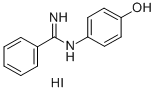 N-(4-Hydroxyphenyl)benzenecarboximidamide monohydriodide 结构式