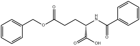 N-Benzoyl-L-glutamic acid 5-benzyl ester 结构式