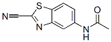 Acetamide, N-(2-cyano-5-benzothiazolyl)- (9CI) 结构式