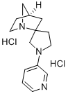 1'-(3-PYRIDINYL)-SPIRO[1-AZABICYCLO[2.2.1]HEPTANE-2,3'-PYRROLIDINE]DIHYDROCHLORIDE 结构式