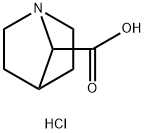 1-氮杂双环[2,2,1]庚烷-7-羧酸盐酸盐 结构式