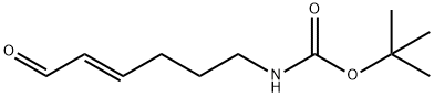 Carbamic acid, [(4E)-6-oxo-4-hexenyl]-, 1,1-dimethylethyl ester (9CI) 结构式